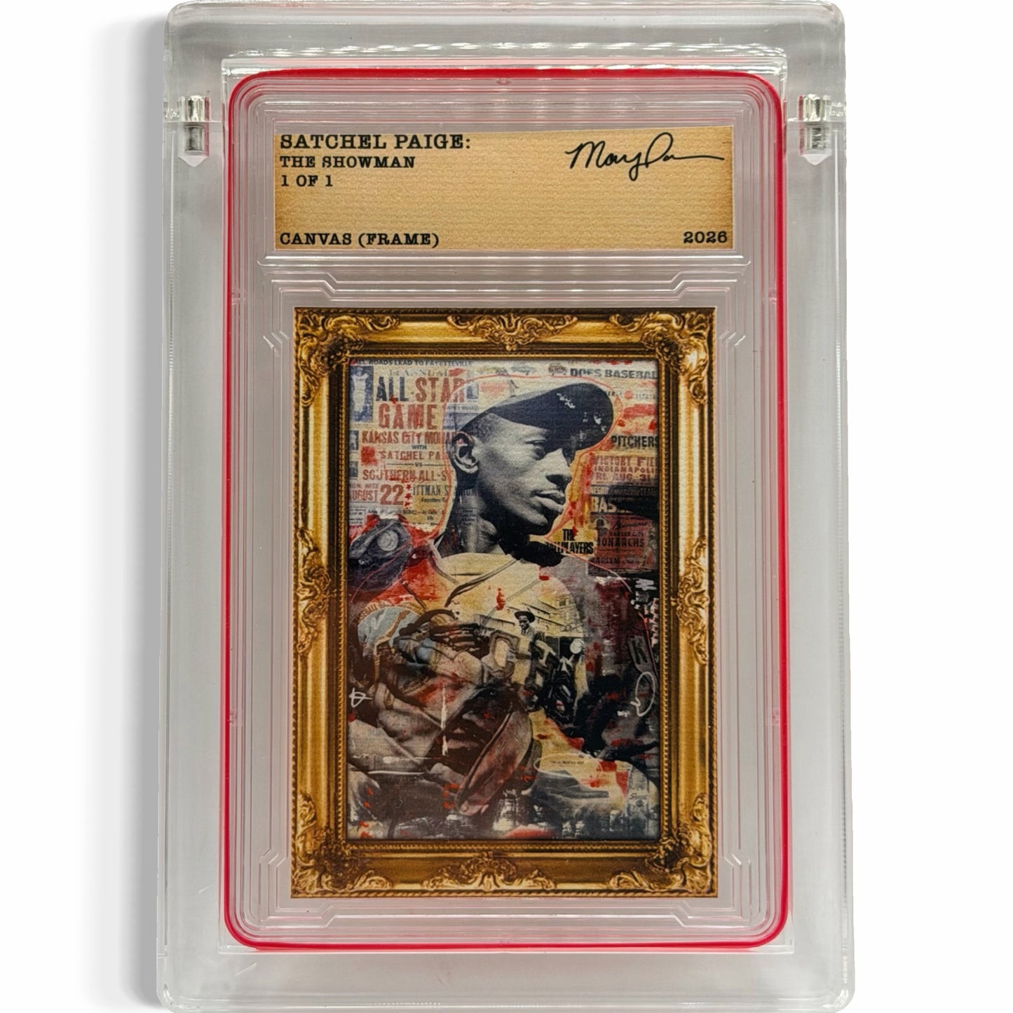 Satchel Paige: The Showman 1/1 Fine Card Art