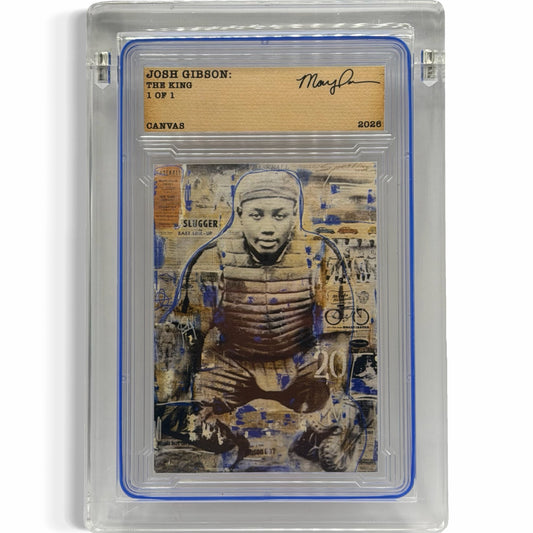 Josh Gibson: The King 1/1 Fine Card Art